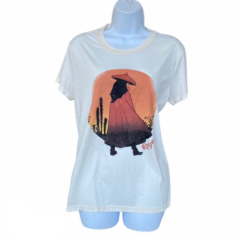 Disney Store Raya Last Dragon Cream New Tshirt